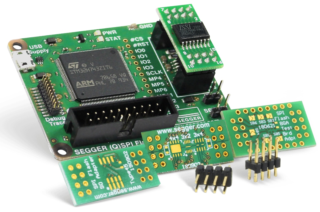 SEGGER Microcontroller (Q)SPI Flash Evaluator SEGGER Microcontroller (Q)SPI Flash Evaluator
